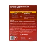 Deep Heat Pain Relief Back Patch – plaster rozgrzewający na bóle pleców, pudełko tył