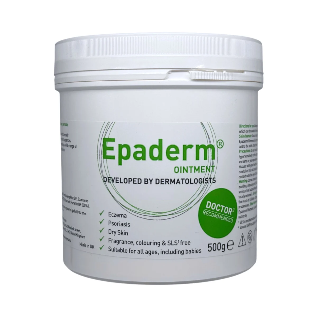 Epaderm Ointment 500 g – maść emolientowa do suchej skóry, egzemy i łuszczycy, duże opakowanie