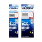 Clearblue Digital Ultra Early Pregnancy Test 1 i 2 testy – cyfrowy test ciążowy, pudełka porównanie