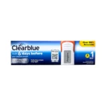 Clearblue Digital Ultra Early Pregnancy Test 1 test – wynik ponad 99% dokładny ze wskaźnikiem stop light, pudełko tył