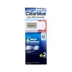 Clearblue Digital Ultra Early Pregnancy Test 2 testy – cyfrowy test ciążowy o wysokiej czułości, pudełko przód