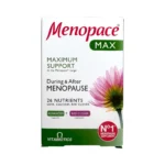 Menopace Max Vitabiotics – wsparcie w trakcie i po menopauzie, pudełko przód
