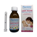Pharmony Gripe Water 150ml – suplement wspomagający trawienie niemowląt, butelka i dozownik