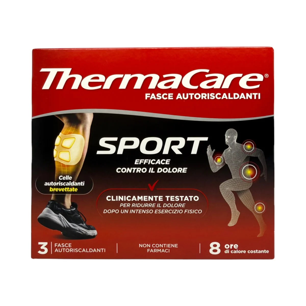 ThermaCare Sport plastry rozgrzewające po wysiłku fizycznym – opakowanie 3 szt.