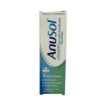 Anusol Cream 23g – opakowanie kremu z tlenkiem cynku i tlenkiem bizmutu