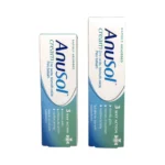 Anusol Cream 23g i 43g – opakowania dwóch wariantów kremu na hemoroidy