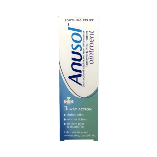 Anusol Ointment 25g – opakowanie maści na hemoroidy
