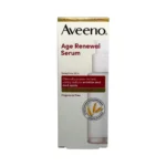 Aveeno Age Renewal Serum 30 ml – przednia strona opakowania serum do twarzy