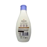 Aveeno Baby Calming Comfort Bedtime Bath & Wash 250 ml – tylna strona butelki z informacjami o produkcie