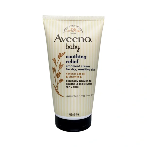 Aveeno Baby Soothing Relief Emollient Cream 150 ml – krem emolientowy do suchej i wrażliwej skóry