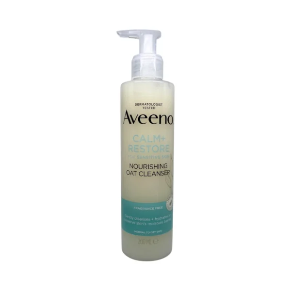 Aveeno Calm + Restore Nourishing Oat Cleanser 200 ml – odżywczy preparat do mycia skóry wrażliwej