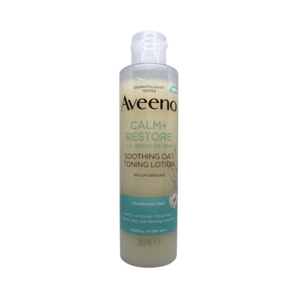 Aveeno Calm + Restore Soothing Oat Toning Lotion 200 ml – kojący tonik do skóry wrażliwej