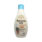 Aveeno Kids Bubble Bath & Wash 250 ml – delikatny płyn do kąpieli i mycia dla dzieci, butelka