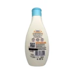 Aveeno Kids Bubble Bath & Wash 250 ml – płyn do kąpieli i mycia dla dzieci, tył butelki z informacjami o produkcie