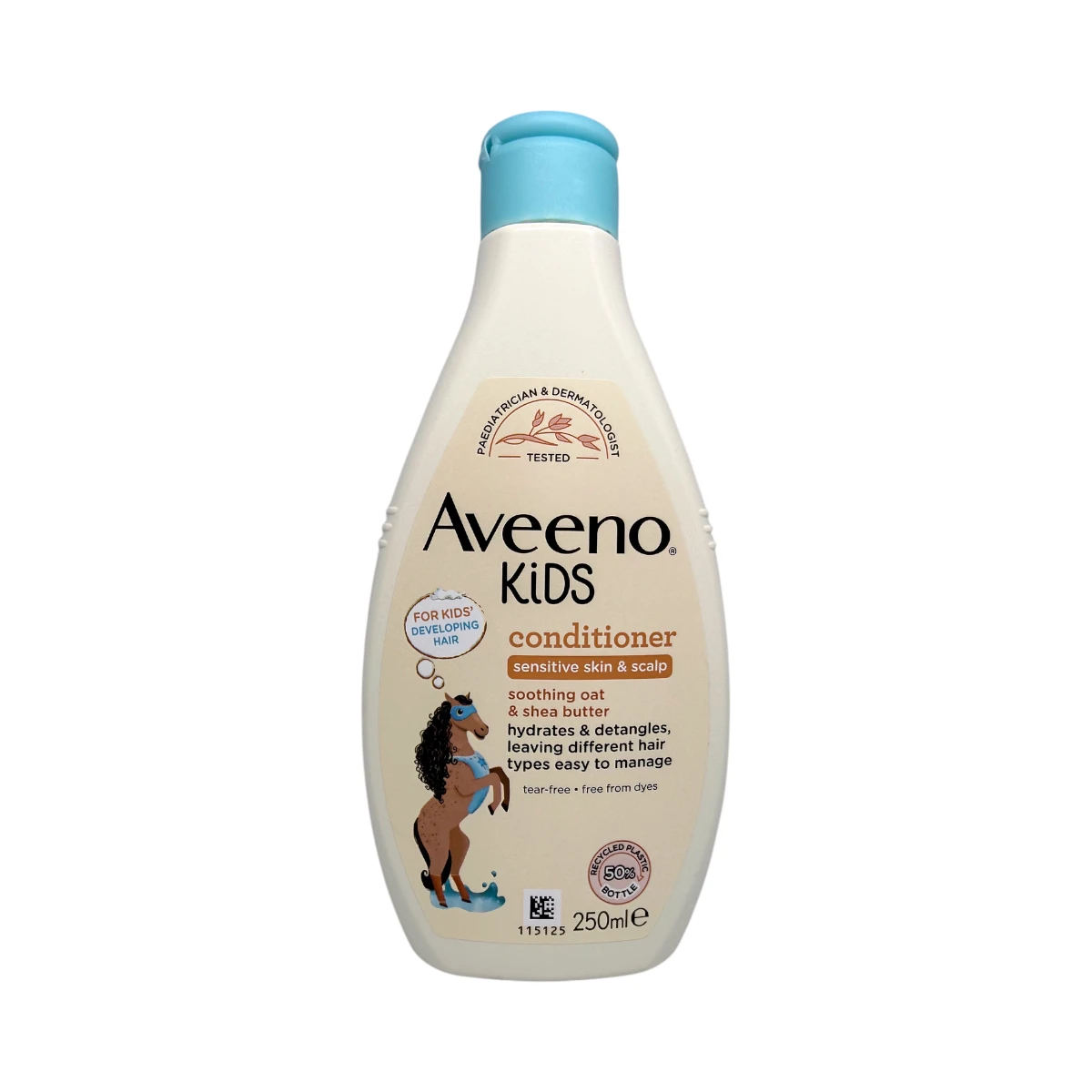 Aveeno Kids Conditioner 250 ml – odżywka do włosów dla dzieci z owsem i masłem shea, butelka
