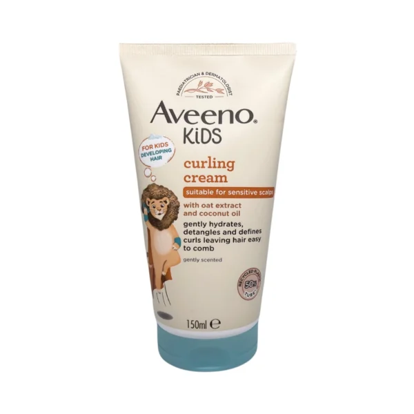 Aveeno Kids Curling Cream 150 ml – krem definiujący loki dla dzieci, tubka