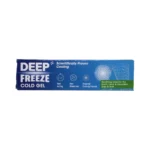 Deep Freeze Cold Gel 35 g – chłodzący żel na bóle mięśni i stawów, bok opakowania