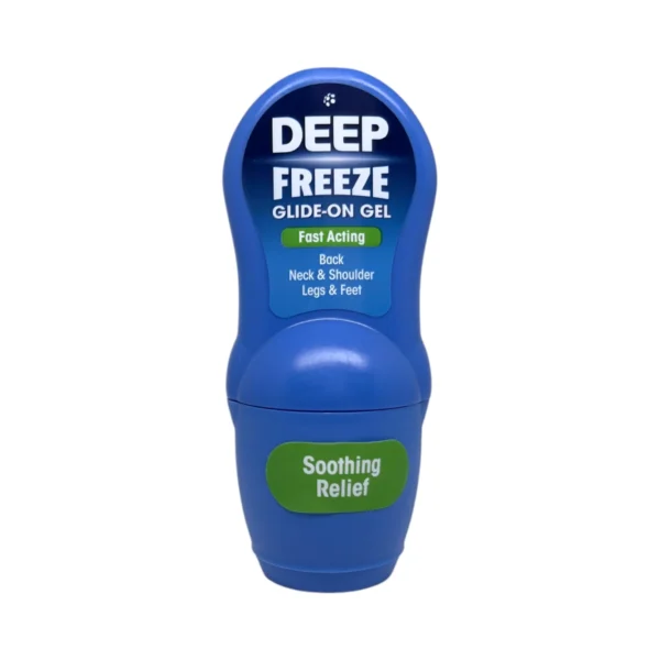 Deep Freeze Glide-On Gel 50 g – chłodzący żel z aplikatorem na plecy, kark, ramiona i nogi