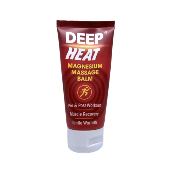 Deep Heat Magnesium Massage Balm 50 ml – rozgrzewający balsam z magnezem do masażu mięśni przed i po wysiłku
