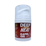 Deep Heat Rapid Gel 50 ml – szybko działający żel rozgrzewający na napięte i zmęczone mięśnie, butelka
