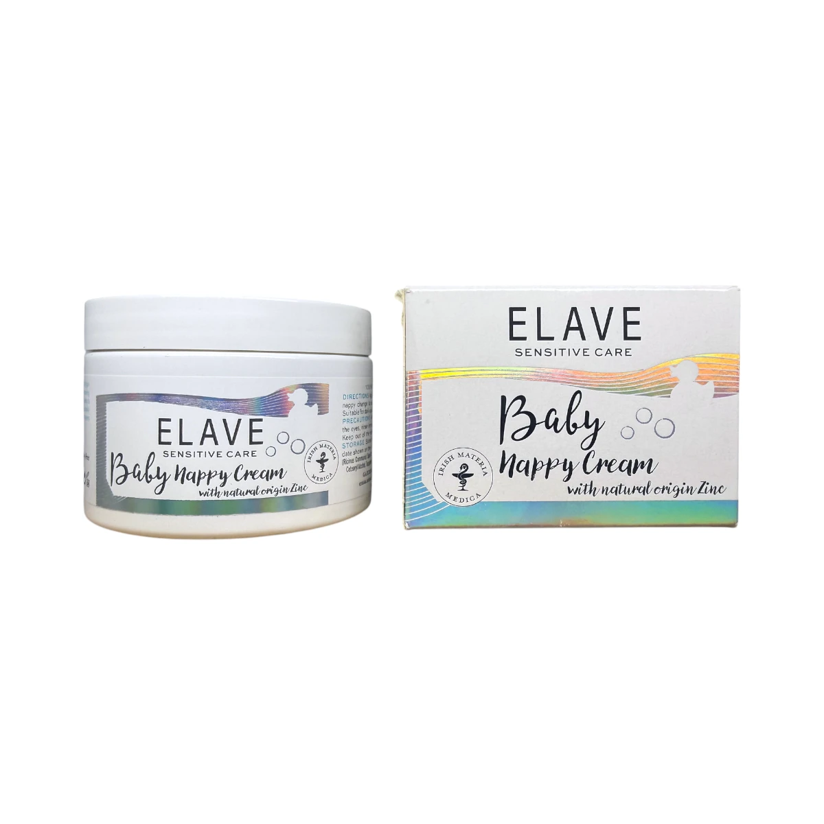 Elave Baby Nappy Cream 100 g – krem z cynkiem do pielęgnacji okolicy pieluszkowej, pojemnik i kartonik