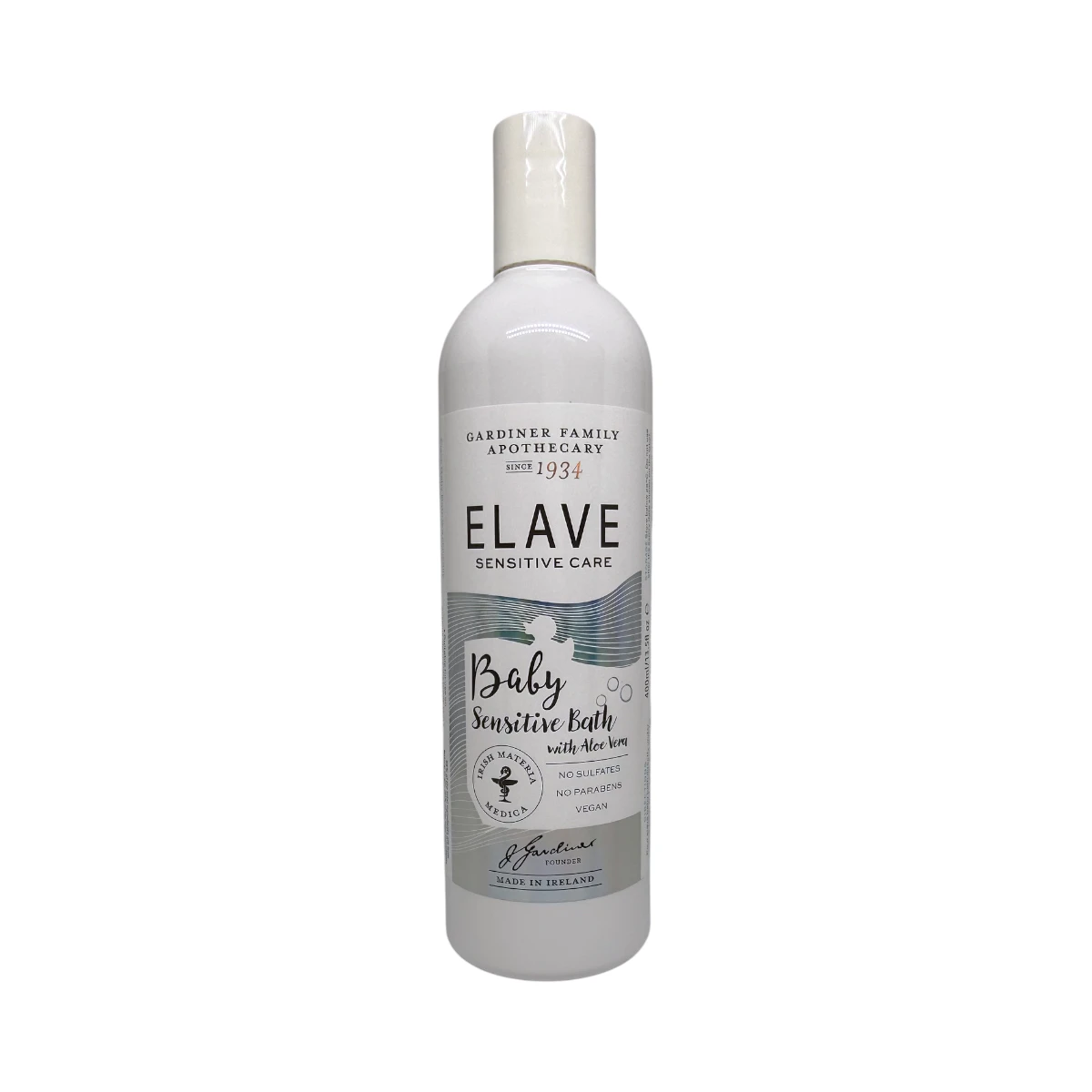 Elave Baby Sensitive Bath 400 ml – delikatny płyn do kąpieli dla niemowląt z aloesem, butelka