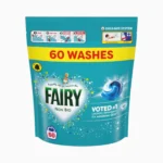 Fairy Non Bio kapsułki do prania 60 szt. – żelowe kapsułki 1w1 do prania delikatnych tkanin, opakowanie