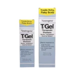 Neutrogena T/Gel Therapeutic Shampoo 125 ml i 250 ml – szampon z dziegciem węglowym na łupież i swędzącą skórę głowy, dwa opakowania