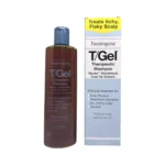 Neutrogena T/Gel Therapeutic Shampoo 250 ml – szampon z dziegciem węglowym na łupież i swędzącą skórę głowy, butelka i kartonik
