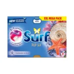 Surf Deep Sea kapsułki do prania 3w1 51 szt. – XXL Mega Pack, opakowanie kartonowe
