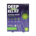 Deep Relief Actiflex Patch – hydrożelowe plastry chłodzące na stawy z omułkiem i kwasem hialuronowym 4szt - obrazek 3