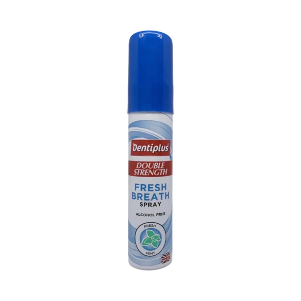 Dentiplus Double Strength Fresh Breath Spray 25 ml – bezalkoholowy miętowy spray do świeżego oddechu