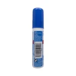 Dentiplus Double Strength Fresh Breath Spray 25 ml – spray do świeżego oddechu, tył opakowania ze składem i kodem EAN