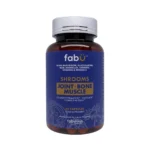fabÜ Shrooms Joint Bone Muscle 60 kapsułek – suplement na stawy, kości i mięśnie, butelka