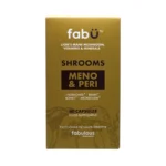 fabÜ Shrooms Meno & Peri 60 kapsułek – suplement z Lion’s Mane dla kobiet, kartonik