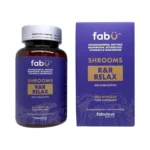 fabÜ Shrooms R&R Relax 60 kapsułek – butelka i kartonik