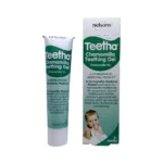 Nelsons Teetha Chamomilla Teething Gel 15 g – homeopatyczny żel na ząbkowanie dla niemowląt od 3. miesiąca życia, tubka i kartonik