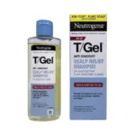 Neutrogena T/Gel Scalp Relief Shampoo 150 ml – szampon przeciwłupieżowy z 3% kwasem salicylowym, butelka i kartonik