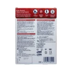 VoltaHeat Pain Relief Warming Patch 2 plastry – tył opakowania z instrukcją użycia i ostrzeżeniami
